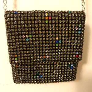 1 of a Kind 💎 Crossbody Bag COVERED in Gems EUC